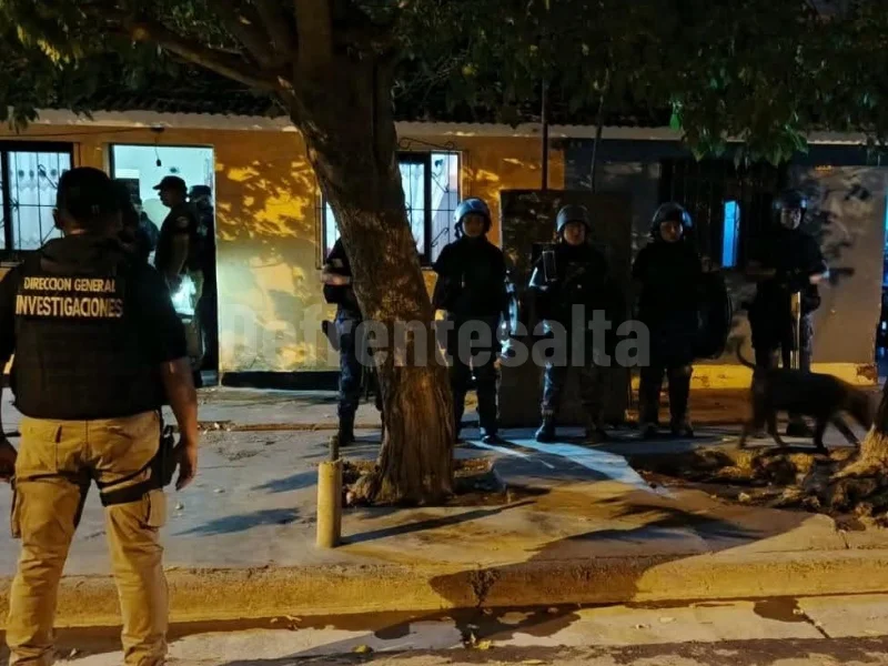 Allanamientos y detenciones por robo.