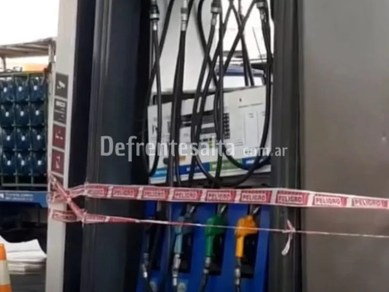 Así quedó el surtidor. 