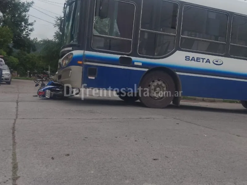 La foto del accidente.