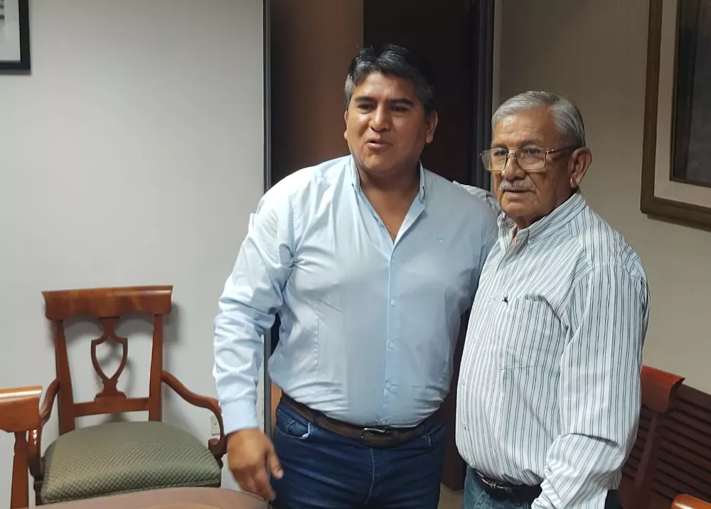 Pedro Serrudo y Benjamín Cruz