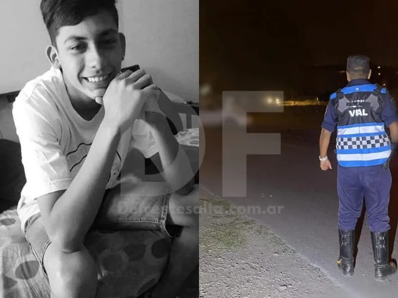 Santiago Liquín, victima del accidente de tránsito.