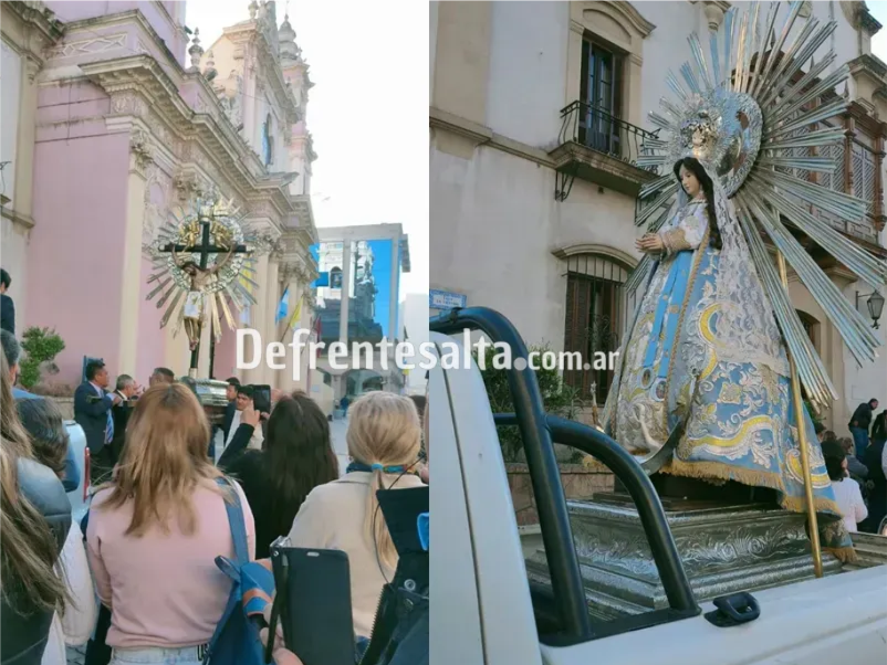 Imágenes peregrinas de Milagro Crédito: Martín Velázquez