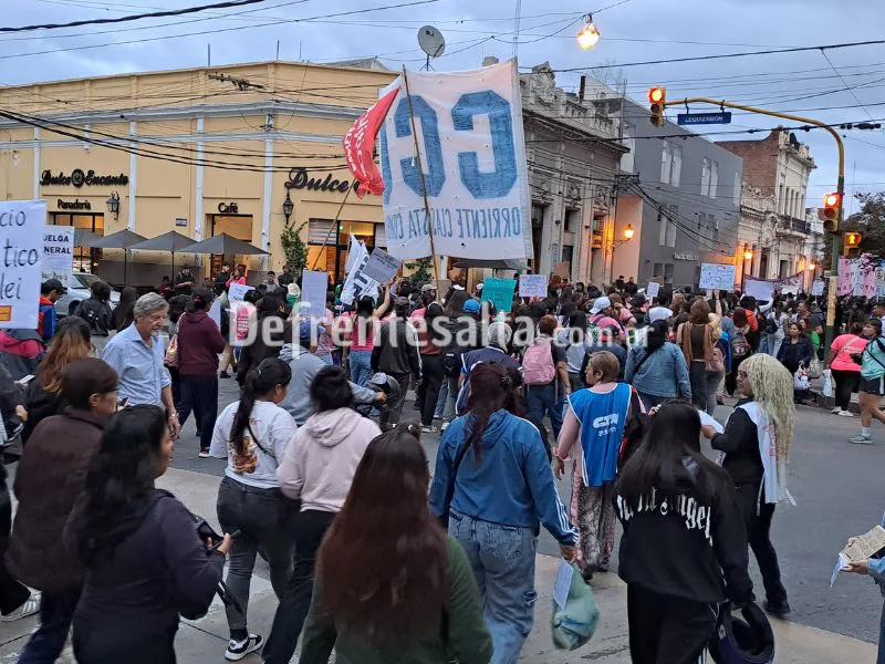 Marcha del 8M en Salta.