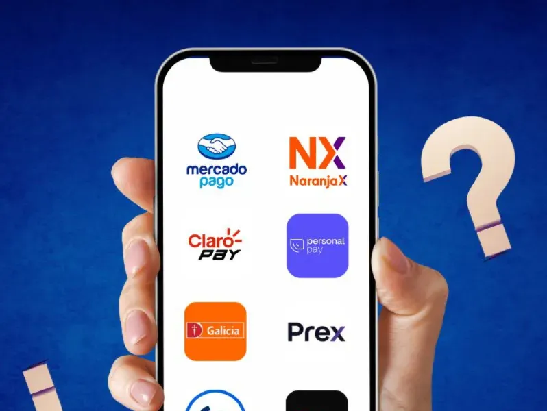Billeteras virtuales sufrieron una caida. 