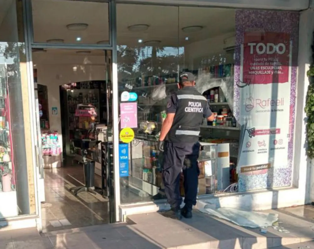 Violento robo en una farmacia