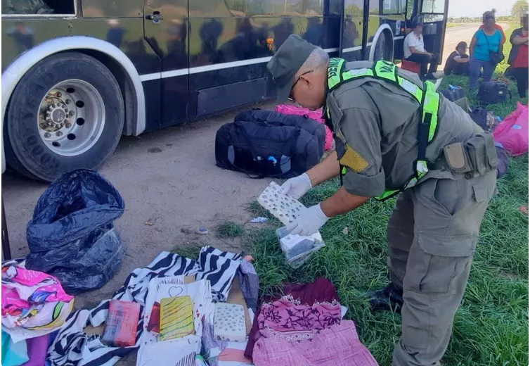 Secuestro cocaína sábanas