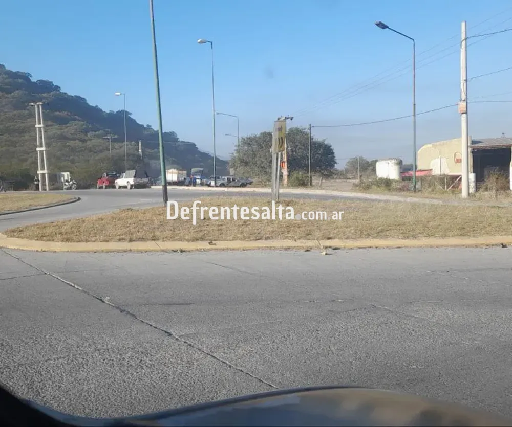 Protsta en el parque industrial