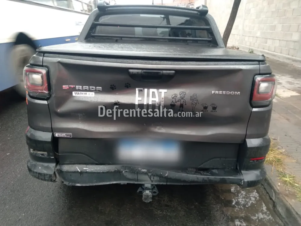 Camioneta involucrada