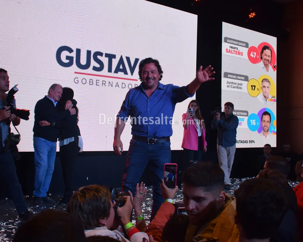 Gustavo Sáenz reelecto