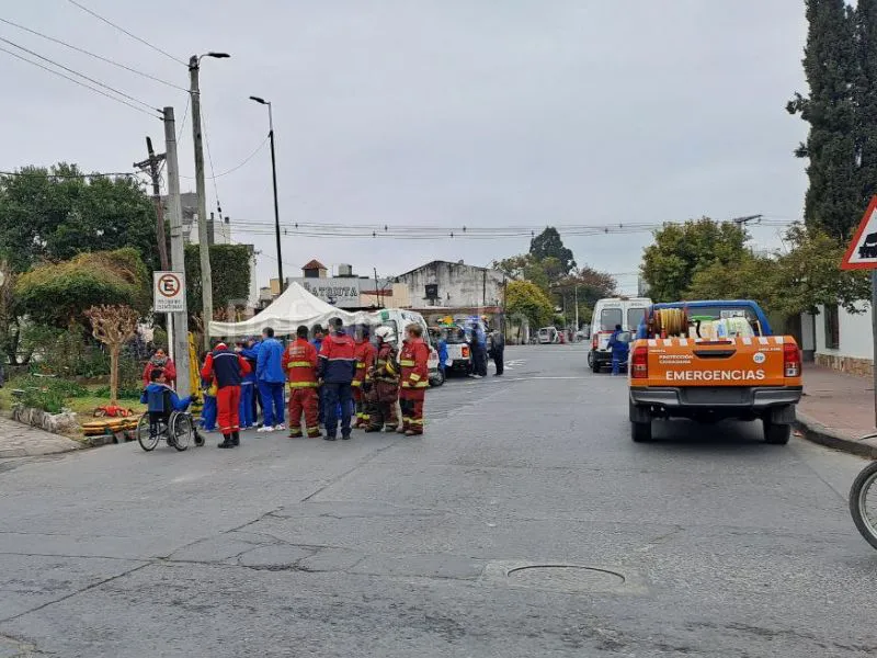 Simulacro de siniestro vial
