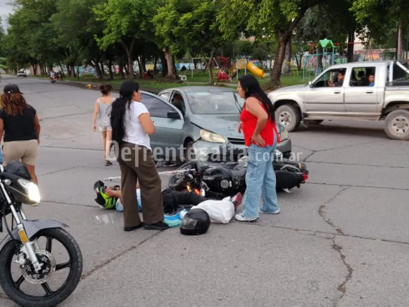 Siniestro vial en barrio San José.