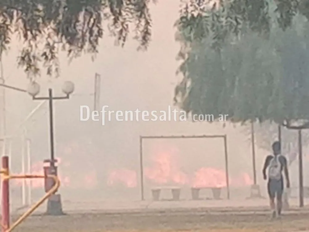 incendio barrio La Paz.