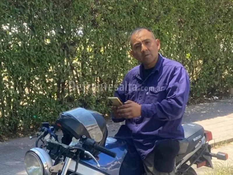 El Policía que secuestró la moto en un control. 