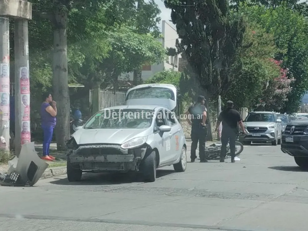 Siniestro vial en avenida Chile.