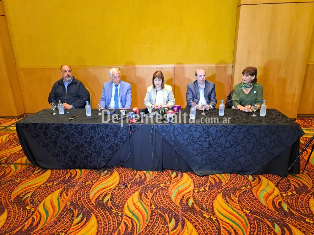 Conferencia de prensa de Patricia Bullrich.