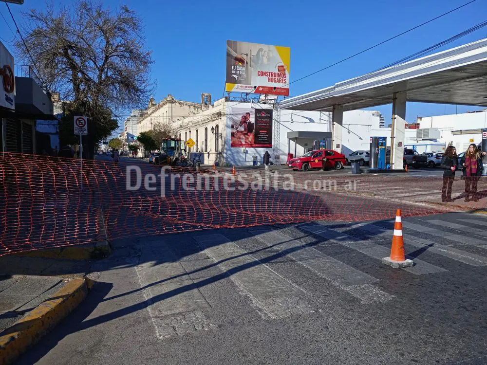 Cortes por obras.  Foto: Sol Salas. 