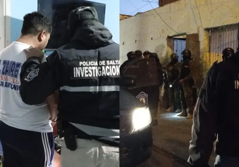 Allanamientos y detenciones