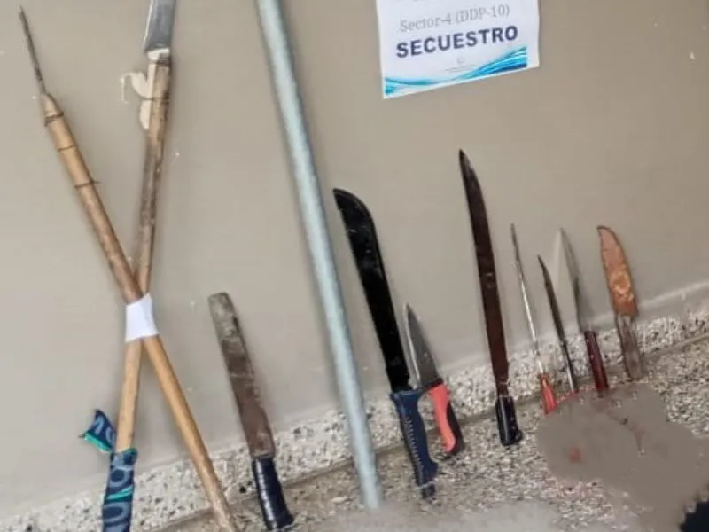 Elementos secuestrados.