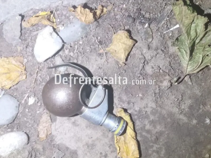 El explosivo encontrado. 