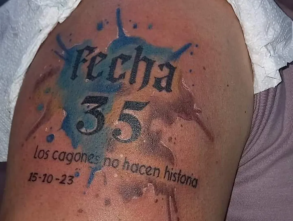El tatuaje del hincha de Juventud