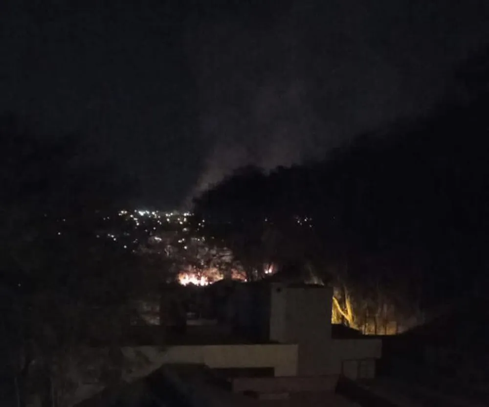 Incendio en Tres Cerritos