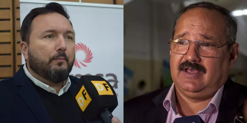 Alberto Castillo y Sergio Leavy