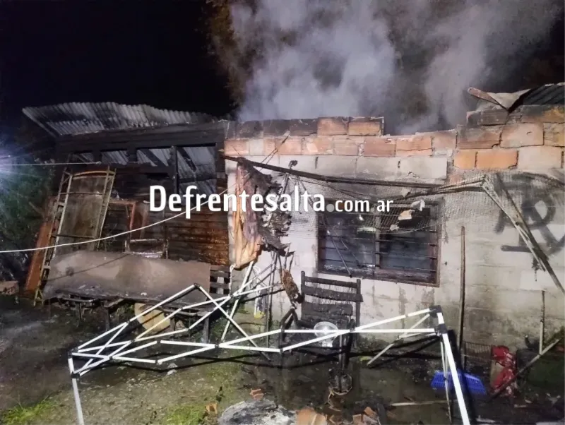 Incendio en Juan Manuel de Rozas