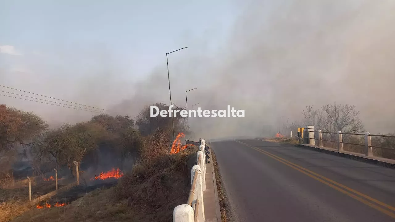 Incendio en el Carril