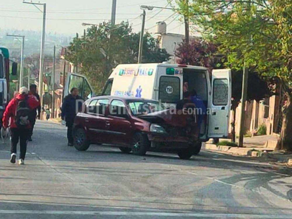 Grave accidente en San Martín al 2900.
