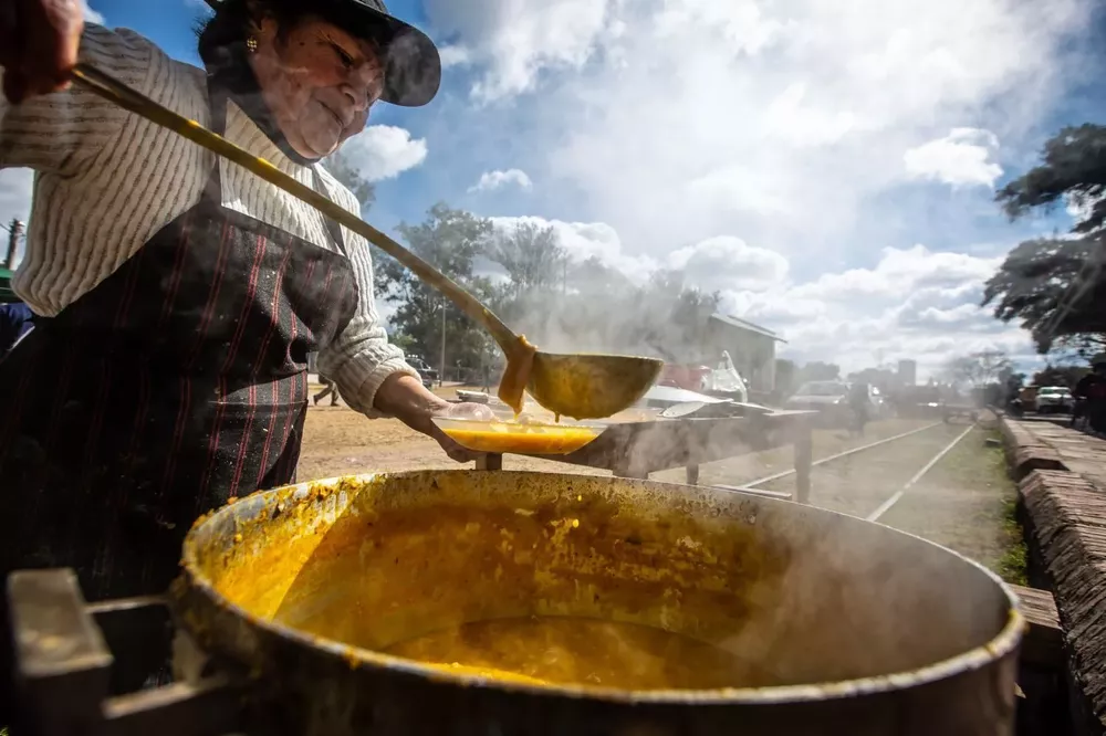 Locro en El Carril