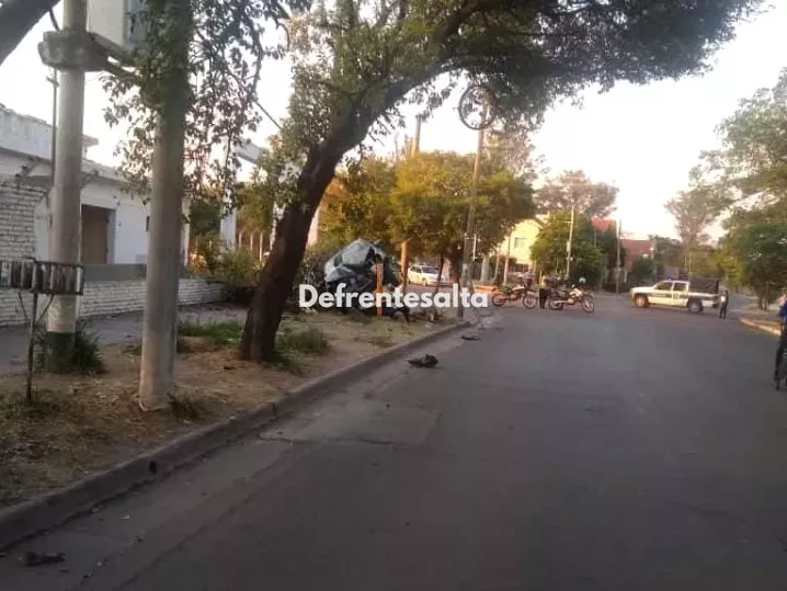 automovil volcado