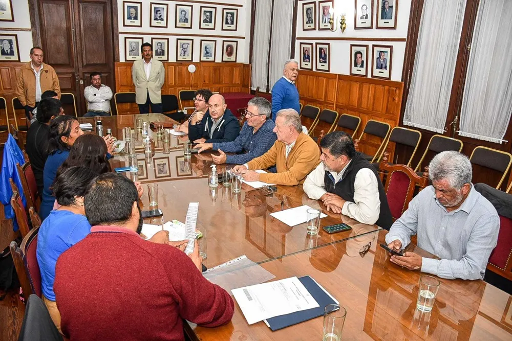 Antonio Marocco con docentes
