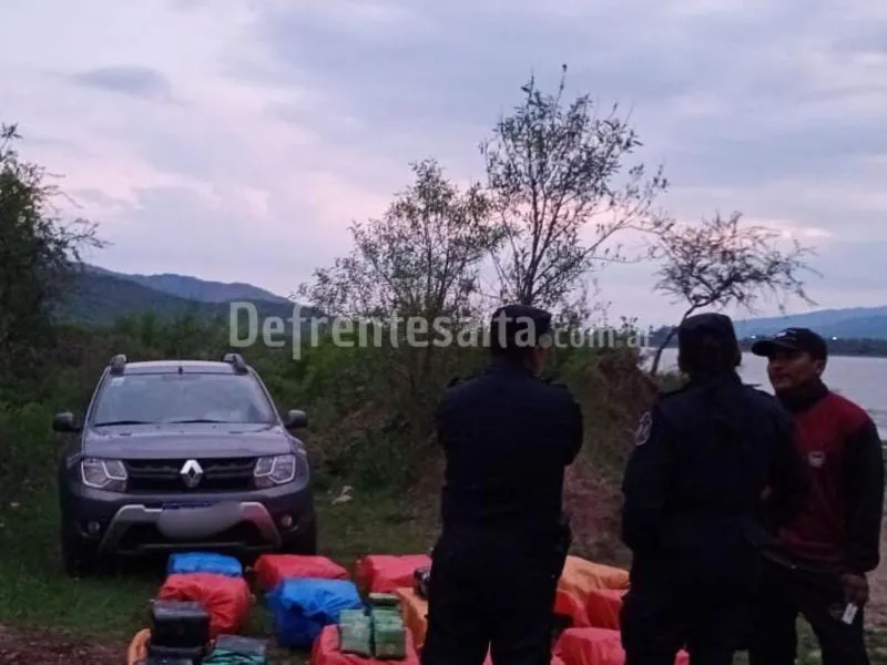 Hojas de coca secuestrada.