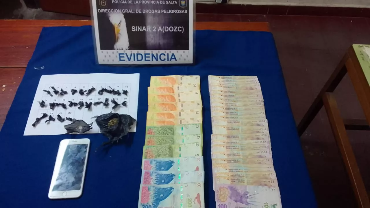 Secuestro droga