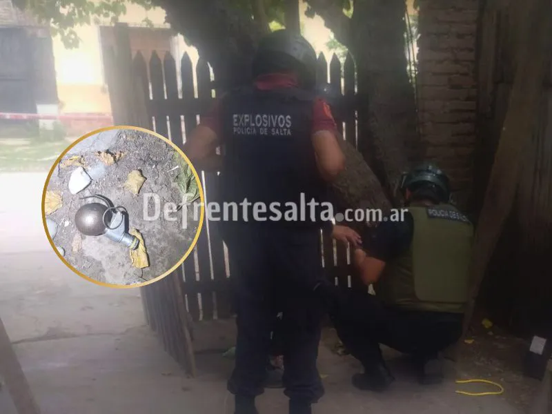 División de Explosivos de Salta en Orán.