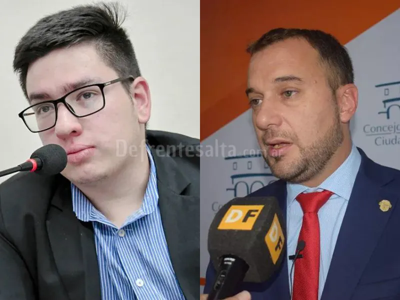 Pablo Emanuel López y Dario Madile. Concejales. 