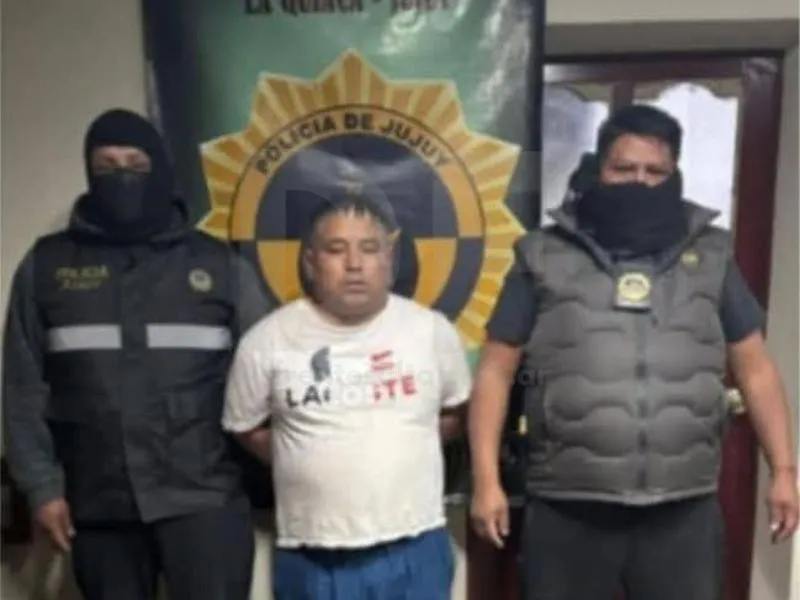 Lázaro Víctor Sotacuro, detenido en La Quiaca.