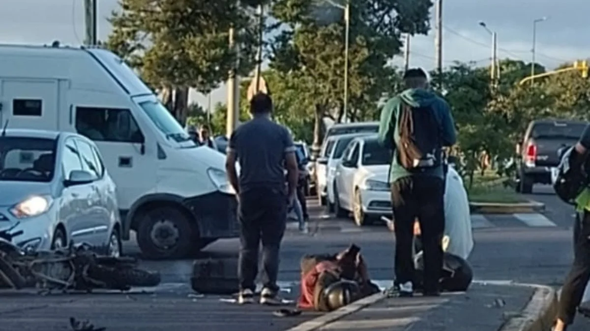 Accidente en avenida Juan XXIII