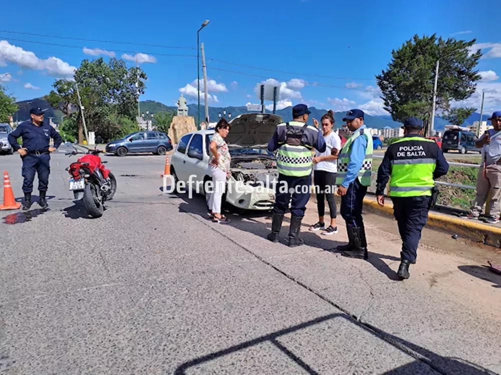 Siniestro vial en Plaza España