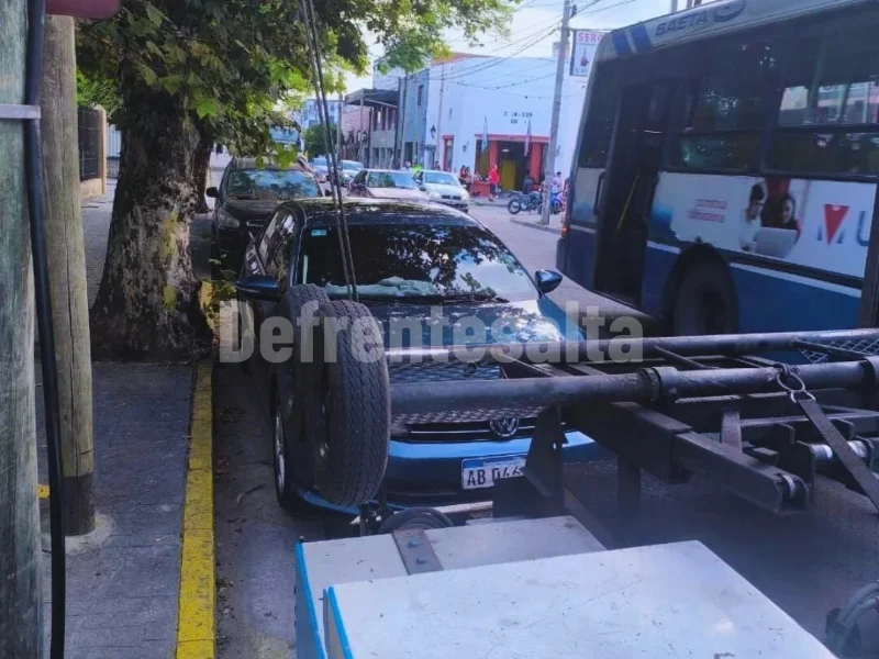 El auto secuestrado.