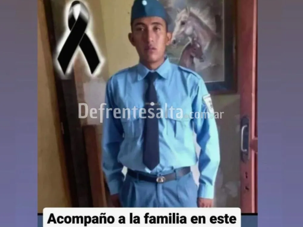 El agente que falleció.