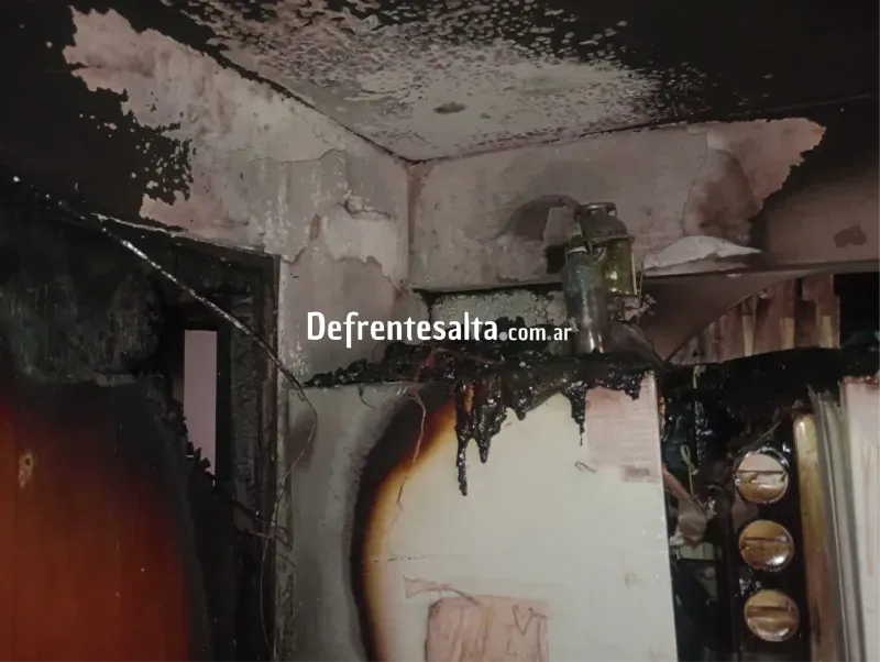 Incendio en Juan Pablo Segundo