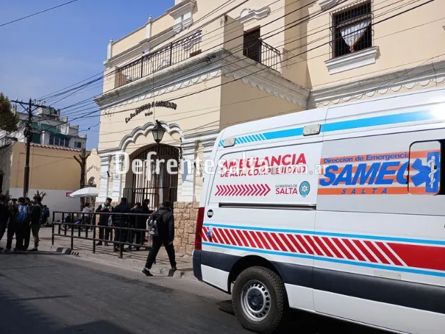 El Samec en la escuela Sarmiento. Foto: Sol Salas.