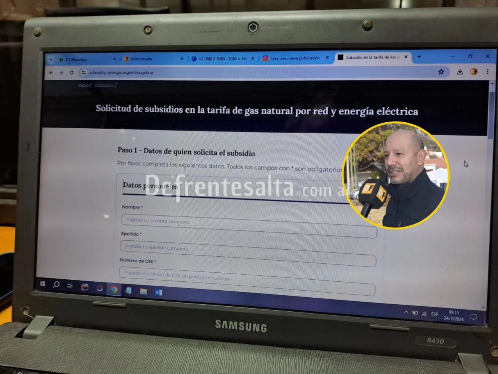 Solicitud de subsidios. 