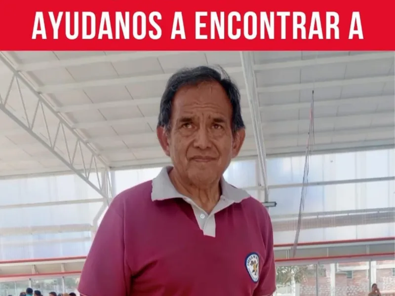 Se perdió Vicente Cordeyro. Policía retirado. 