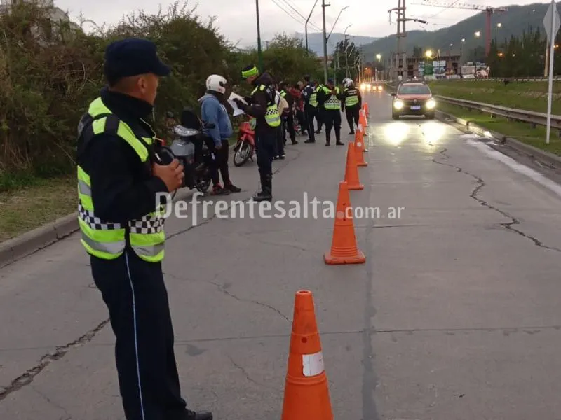 Controles de tránsito. 