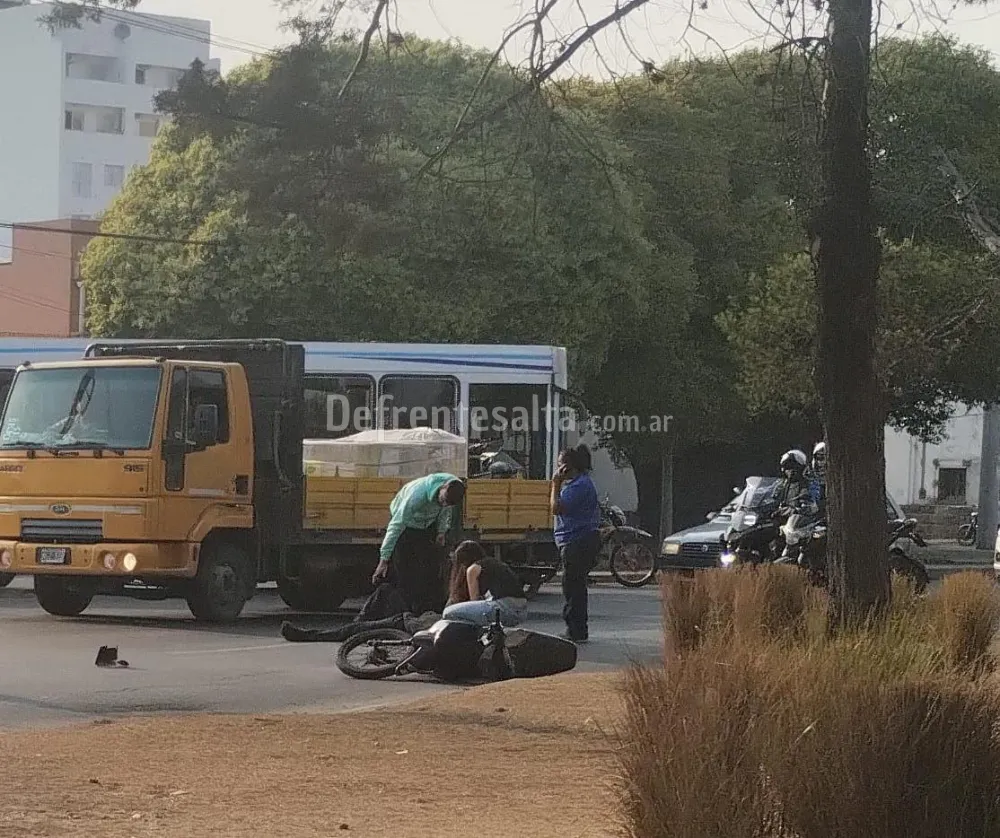 Accidente en avenida Arenales