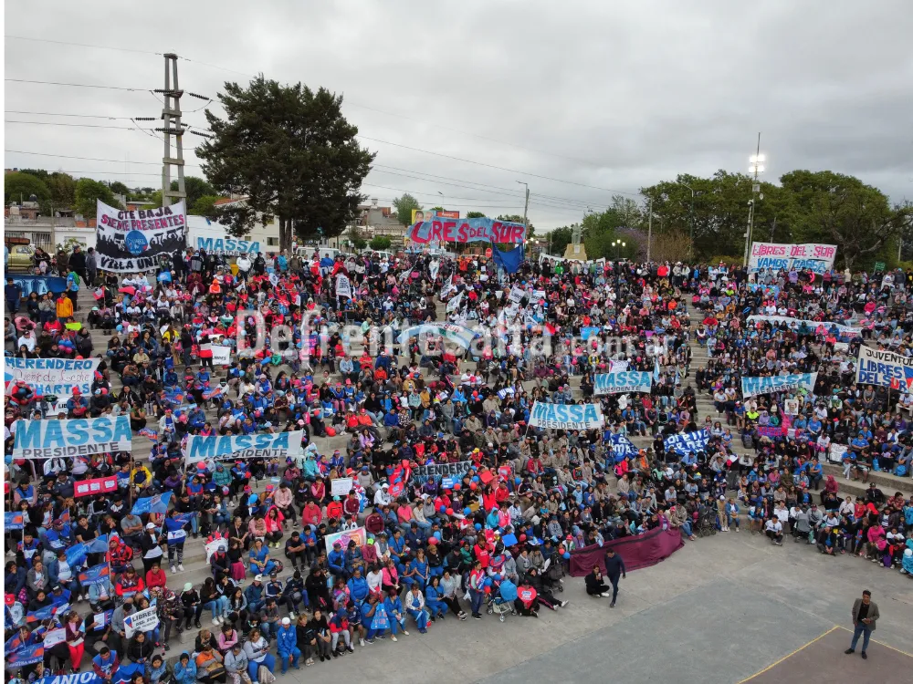 Acto de Libres del Sur. Sol Salas.