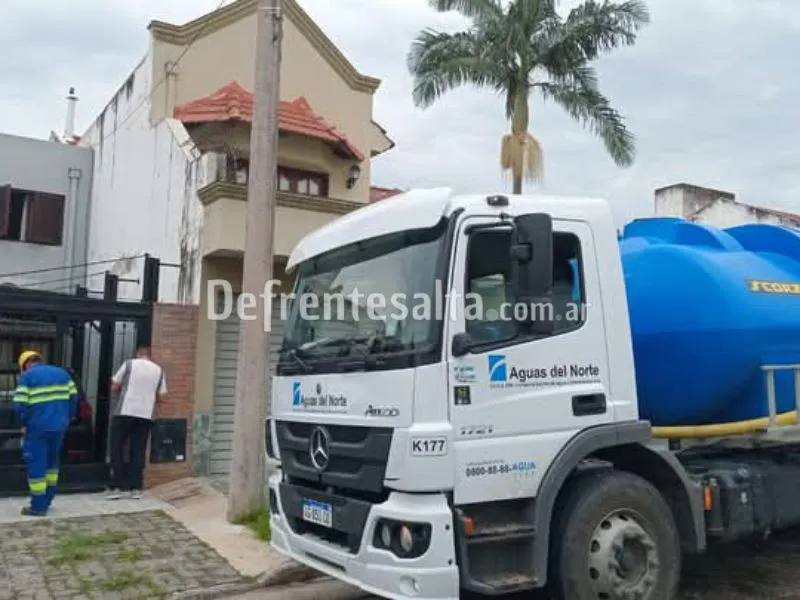 Aguas del Norte en la zona oeste.