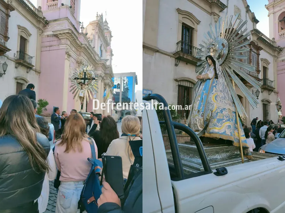 Imágenes peregrinas de Milagro